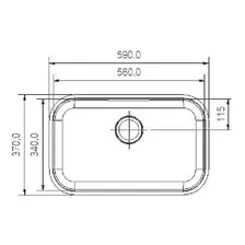 Cuba Aço Inox Nº 2 Retangular Tramontina 56x34x14 94054/407 Foto mini 4
