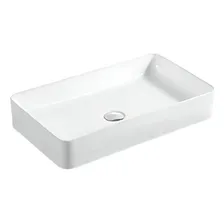 Cuba Banheiro Lavabo Em Louça Branca Sobrepor Retângular Foto  mini 1