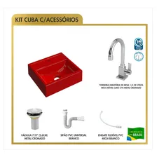 Cuba De Apoio Q32 Com Torneira Luxo E Válvula Click Gd Foto mini  3