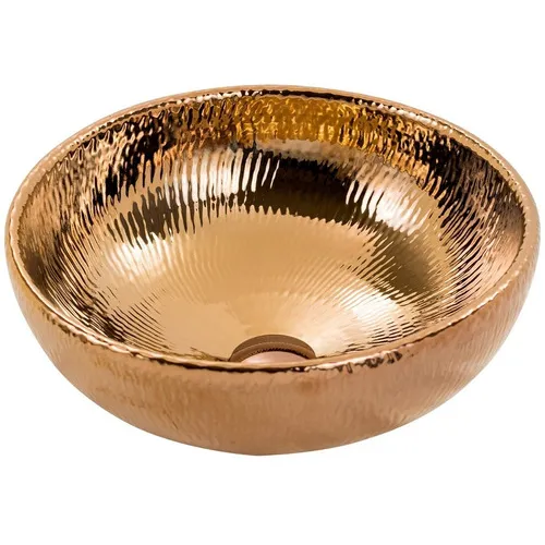 Cuba De Apoio Redonda Rose Gold 40cm Foto 1