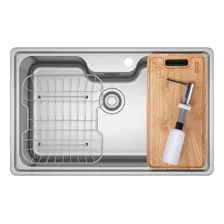 Cuba De Cozinha Inox Franke Grande Pia Com Acess贸rios 81x51 Foto mini 2