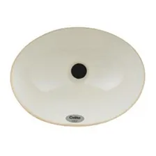 Cuba De Embutir Oval 39x30cm Branco Celite Foto mini 1