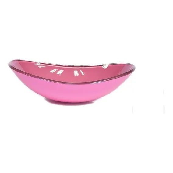 Cuba De Vidro Para Lavat贸rio Oval 47cm Foto 1