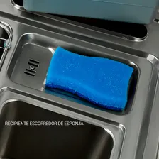 Cuba Dupla Inox Cozinha Paris Plus Com Lixeira Welle 101x48x20 Desc A Vista Foto mini 4
