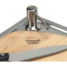 Cuba Dupla Inox Cozinha Paris Plus Com Lixeira Welle 101x48x20 Desc A Vista Foto mini  2