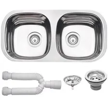 Cuba Dupla Retangular 78x40 Polida Inox Tramontina Foto mini 2