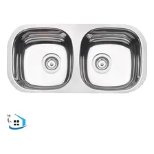 Cuba Dupla Retangular 78x40 Polida Inox Tramontina Foto mini 3