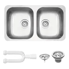 Cuba dupla Tramontina 77x45x17 aço inox acetinado 94033/102 Foto mini 1