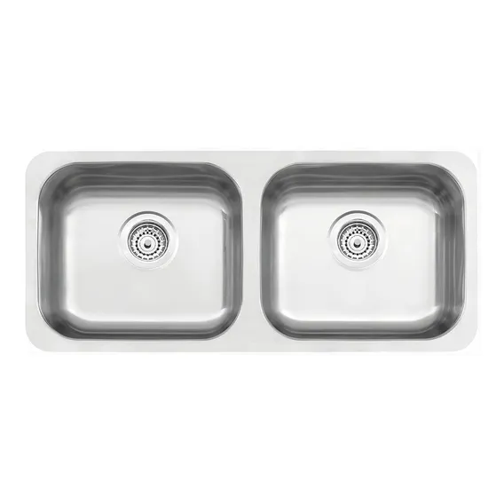 Cuba Dupla Tramontina 89x39x17 Acetinado 94031/102 Cor Aço inox Foto 1