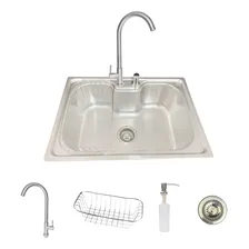 Cuba Gourmet Inox Cozinha Pia Com Torneira Extensível Foto  mini 1