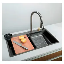 Cuba Gourmet Pia Multifuncional Pia Inteligente Completa Cor Aço Inox 304 Foto mini 2