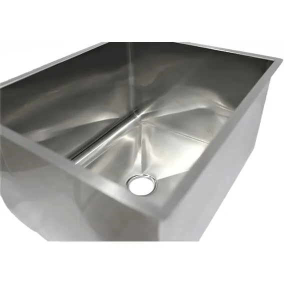 Cuba Industrial Inox 50x40x25cm Para Cozinha Pia Aço Tanque Cor Cinza Foto 1