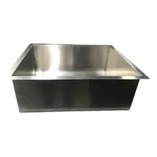Cuba Industrial Inox 60x50x35cm Para Cozinha Pia Aço Tanque Foto mini 2