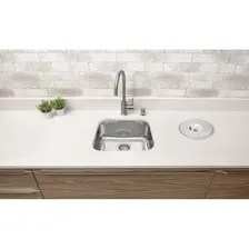 Cuba Inox 40x34x17 - Aço 304 - Tecnocuba + Válvula Cor Inox Polido - Alto Brilho Foto mini 4