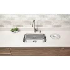 Cuba Inox 56x34 Alto Brilho Tramontina Pia Cozinha Funda Foto mini 2