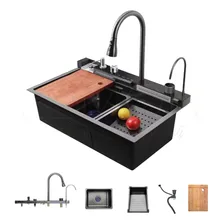 Cuba Inox Gourmet Cuba Cascata Cuba Para Cozinha Gourmet Cor Preto Foto  mini 1