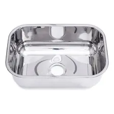 Cuba Inox Tecnocuba 46x30x17 Aço 430 Funda Alto Brilho Foto  mini 1