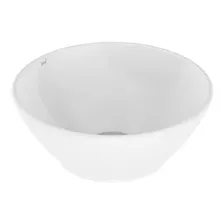 Cuba Japi De Apoio Udine Redonda Branca Diâmetro 28cm x Altura 9,5cm Acabamento Cerâmico Cor Branco Foto mini 3