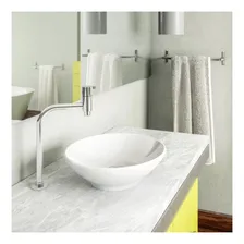 Cuba Japi De Apoio Udine Redonda Branca Diâmetro 28cm x Altura 9,5cm Acabamento Cerâmico Cor Branco Foto mini 2