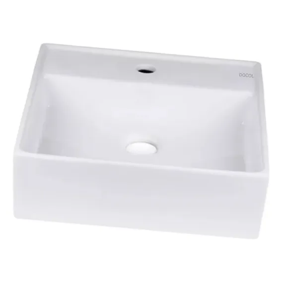 Cuba Lavabo Docol Sobrepor Apoio Quadrada 41x41 Grande Foto 1