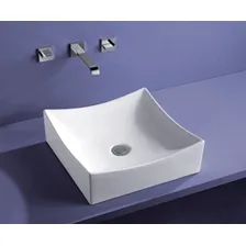 Cuba Louça Apoio Porcelana Quadrada Branca Válvula Click Branco Foto mini  2