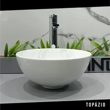 Cuba Louça Apoio Topazio Branca Banheiro C/ Válvula De Click Foto mini 4