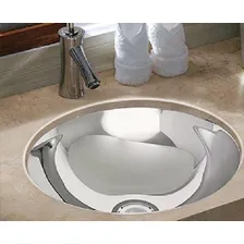Cuba Meia Bola Aço Inox304 Tecnocuba Para Lavatório 35x12cm Cor Prata Foto mini 2