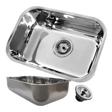 Cuba N2 56x34x17 Aço Inox 304 Tecnocuba Polida Com Válvula Foto mini  2