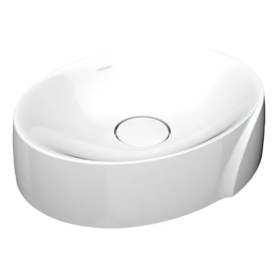 Cuba Oval De Apoio 50x42cm Branca Lorenzetti Oa-03 Acabamento Branco Cor Branco Foto 1