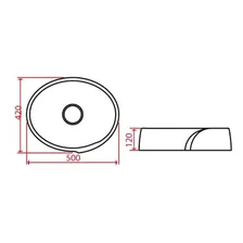 Cuba Oval De Apoio 50x42cm Branca Lorenzetti Oa-03 Acabamento Branco Cor Branco Foto mini 2