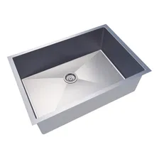 Cuba Para Cozinha Cuba Dos Hermanos Cuba Gourmet Dupla 80 X 40 De Aço Inoxidável Escovado Scoth Britte 400 mm X 800 mm X 20 cm Com Espessura De 1 mm Aço Inox Foto mini  2