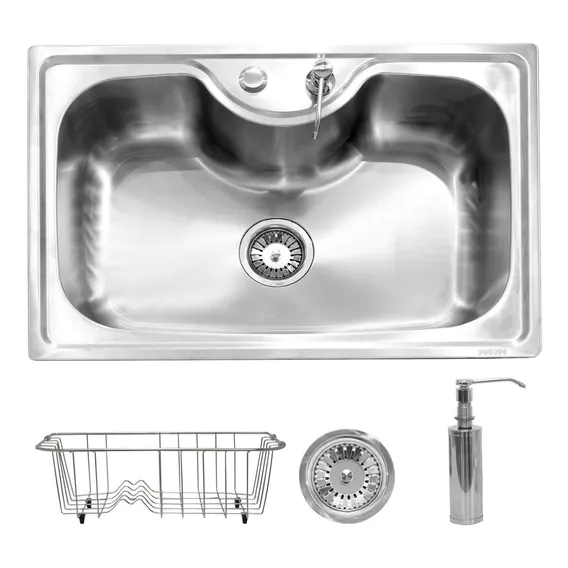 Cuba Pia Cozinha Gourmet Aço Inox Com Acessórios Foto 1