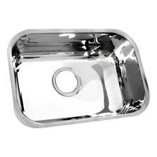 Cuba Pia Cozinha Inox Polido 46x30x17 + Válvula Foto mini 1