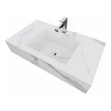 Cuba Pia Em Porcelanato + Tamanho 80cm Cor Calacata Foto mini 1