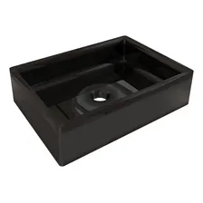 Cuba pia para banheiro retangular Torino cor preto Cuba Mirassol Foto mini 1
