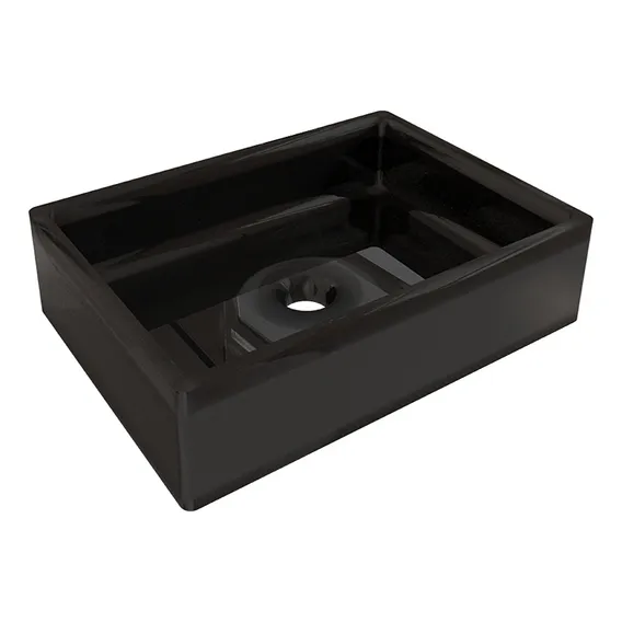 Cuba pia para banheiro retangular Torino cor preto Cuba Mirassol Foto 1