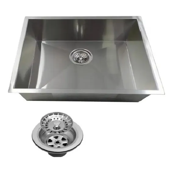 Cuba Quadrada Inox 50 Fosca ( 50x40x20cm ) Cozinha Gourmet Foto 1