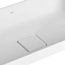 Cuba Sobrepor Deca Slim Quadrada 50cm Branco Foto mini 2
