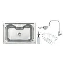 Cuba Sobrepor Morgana 68x48cm Inox Acetinado Tramontina Foto mini 1