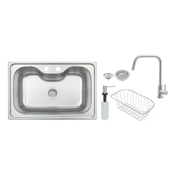 Cuba Sobrepor Morgana 68x48cm Inox Acetinado Tramontina Foto 1
