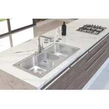 Cuba Sobrepor Tramontina 2 Cubas E Auxiliar Aco Inox Cor Aço inox Foto mini 3
