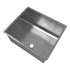 Cuba Tanque Cozinha Industrial Aço Inox 50x40x25cm Cor Cinza Foto mini 2