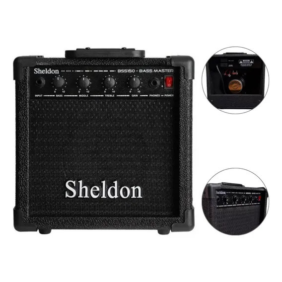 Cubo Amplificador Baixo Estudante Preto 15w Bivolt Foto 1