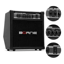 Cubo Amplificador Borne Impact Bass Cb100 Contrabaixo 10pol Cor Preto 110V/220V Foto mini 1