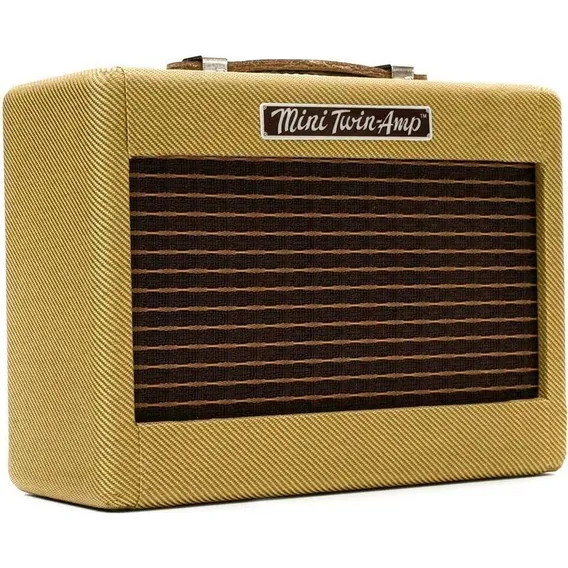 Cubo Amplificador Fender Mini Twin Amp 57 Combo Tweed Cor Amarelo Foto 1