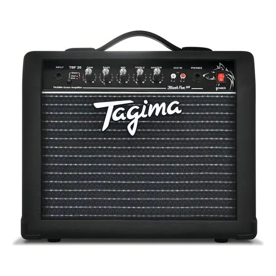 Cubo Amplificador P/ Guitarra Tagima Black Fox 20w Rms Preto Foto 1