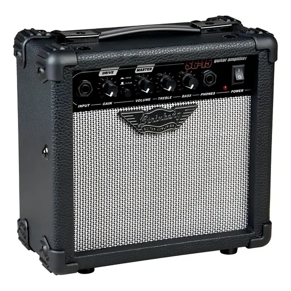 Cubo Amplificador Strinberg Para Guitarra Sg15 Gr Cor Prateado 110V/220V Foto 1