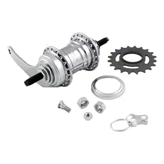 Cubo Contra Pedal Freio De Pe Com Pinhão Torpedo De Encaixe Cor Cromo Foto 1