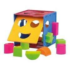 Cubo Encaixe DidĂĄtico Educativo BebĂȘ 10 Pçs Paki Toys 280 Foto mini 2