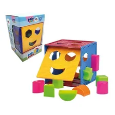 Cubo Encaixe DidĂĄtico Educativo BebĂȘ 10 Pçs Paki Toys 280 Foto mini 1